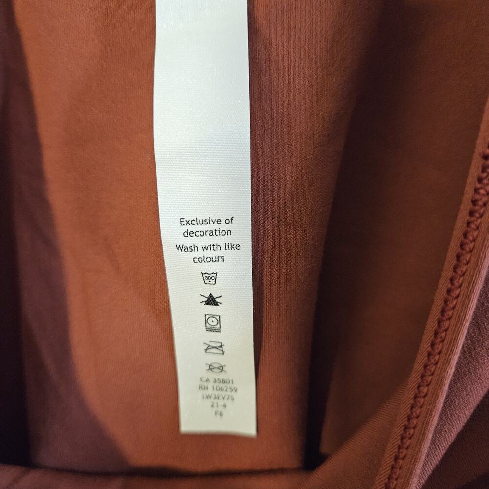 NWT Lululemon Align Long Sleeve Sz8 Mulled Wine - Picture 6 of 6